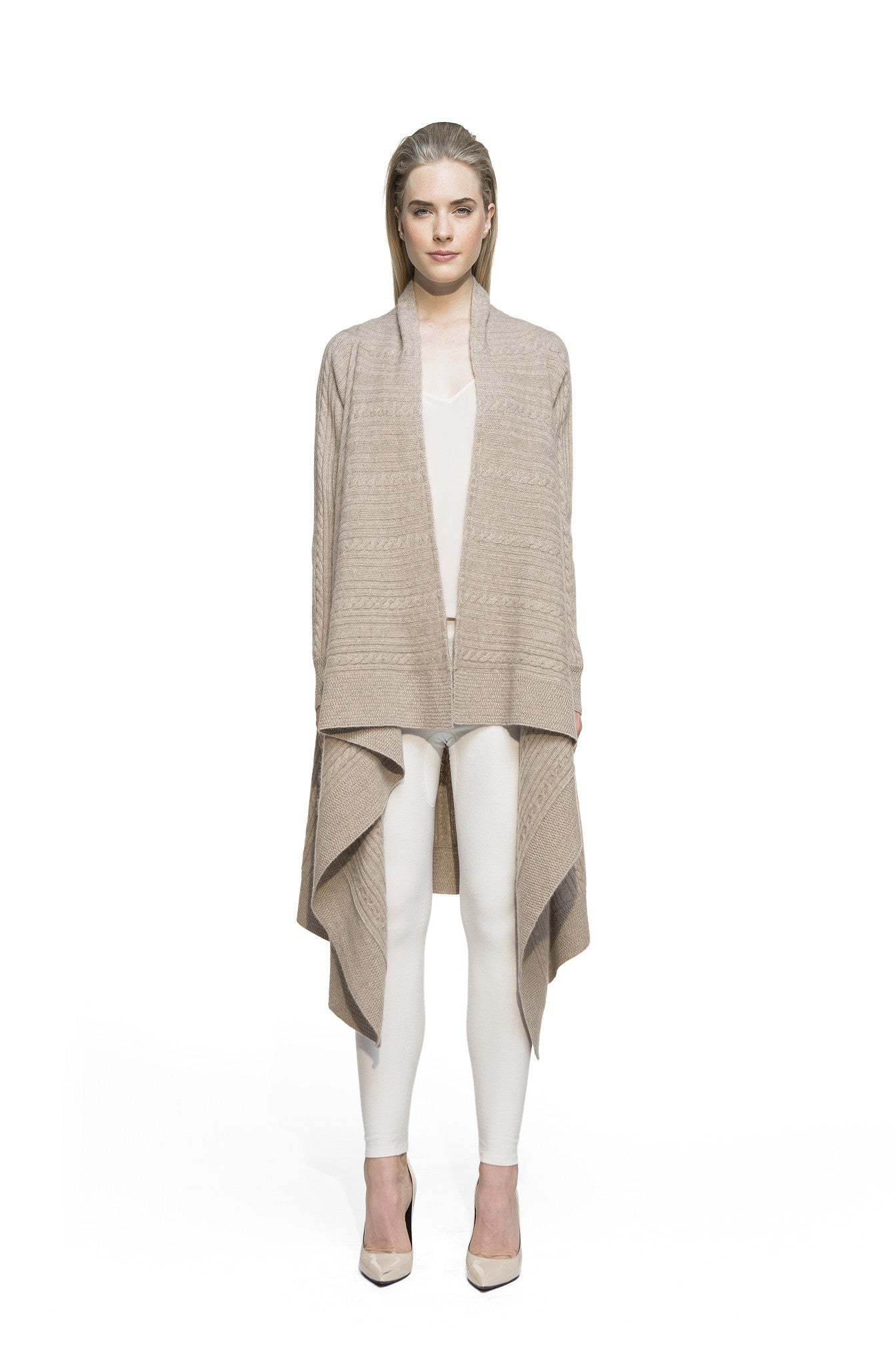 Oversized Cardigan With Pattern